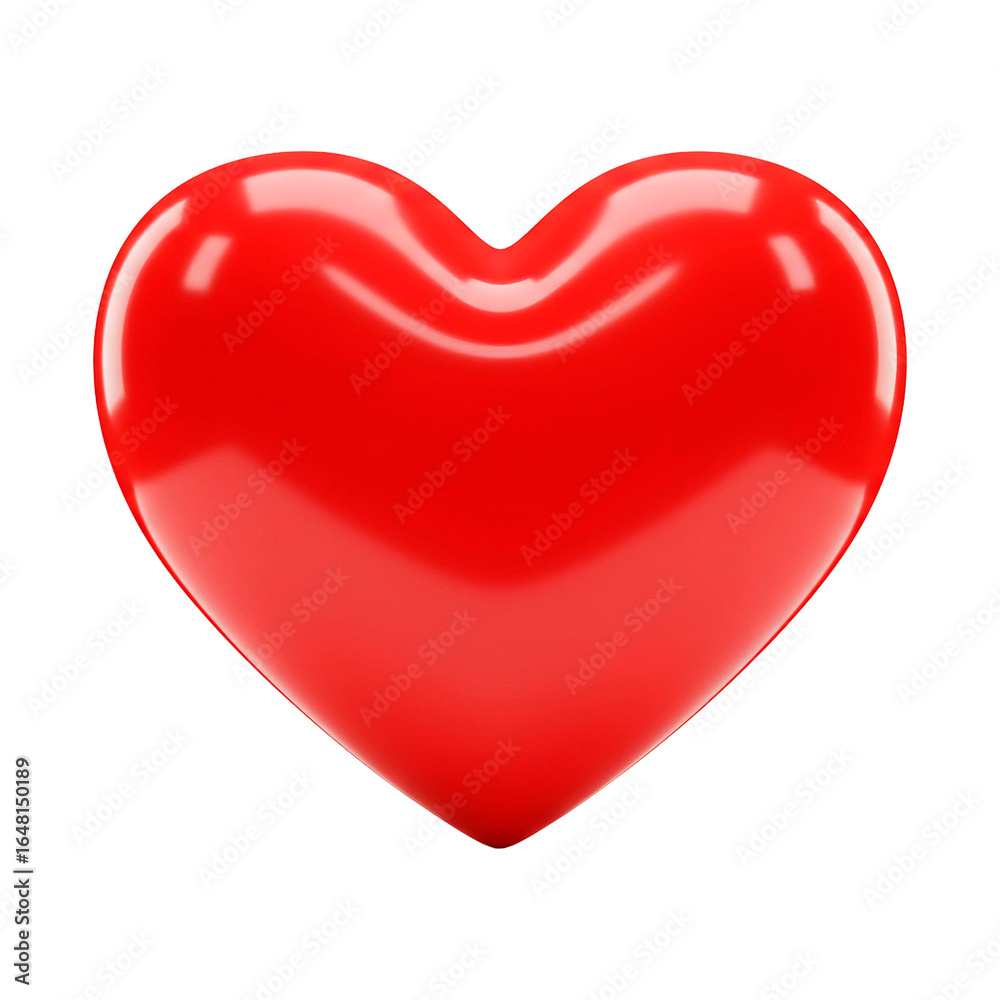 Red heart balloon shape icon, love and romance PNG Red heart balloon shape icon, love and romance PNG