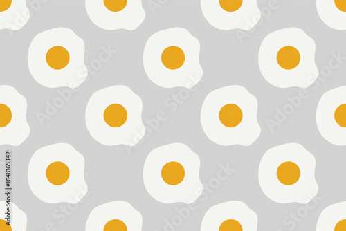Illustration background omelette egg repeat
