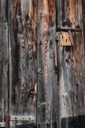 old wooden door