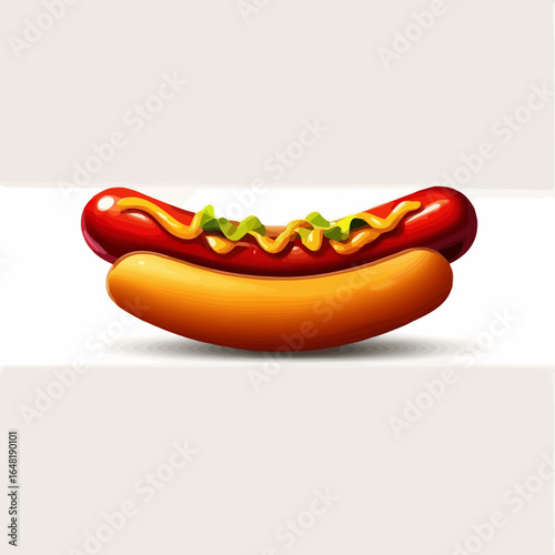 Very Delicious Hotdog design very cool