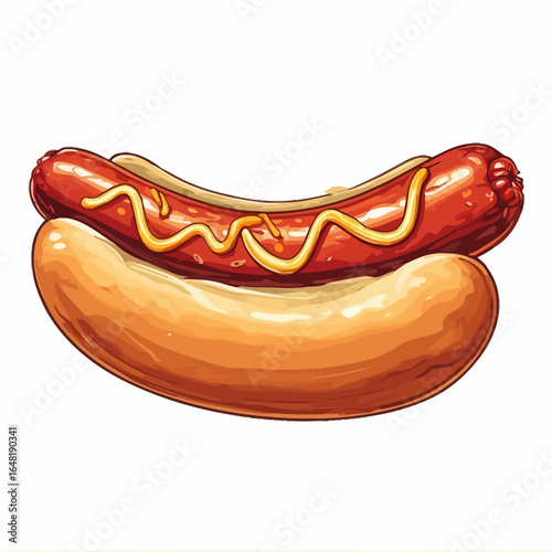 Very Delicious Hotdog design very cool