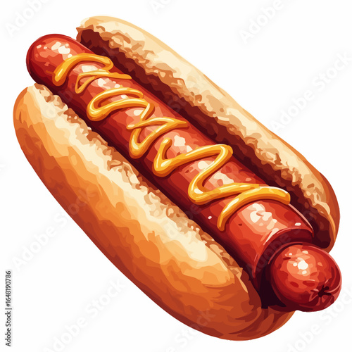 Very Delicious Hotdog design very cool