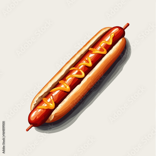 Very Delicious Hotdog design very cool