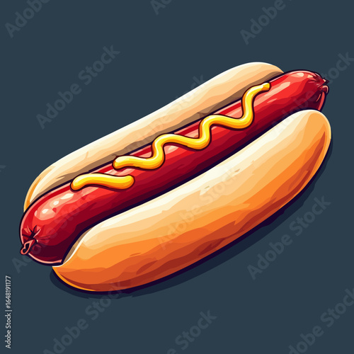 Very Delicious Hotdog design very cool