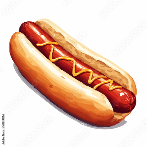 Very Delicious Hotdog design very cool