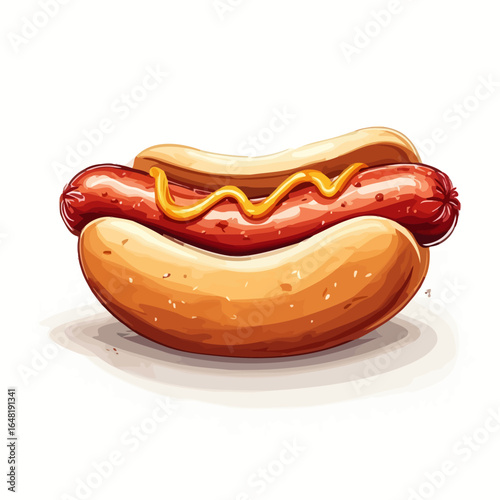 Very Delicious Hotdog design very cool