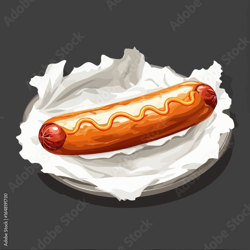 Very Delicious Hotdog design very cool