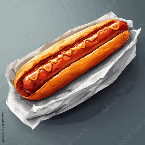Very Delicious Hotdog design very cool