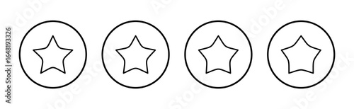 Star icon vector. rating sign and symbol. favourite star icon
