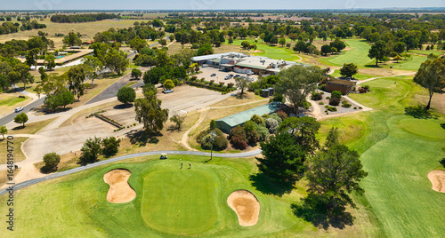 Overlooking the old clubhouse at the Cobram Barooga GC