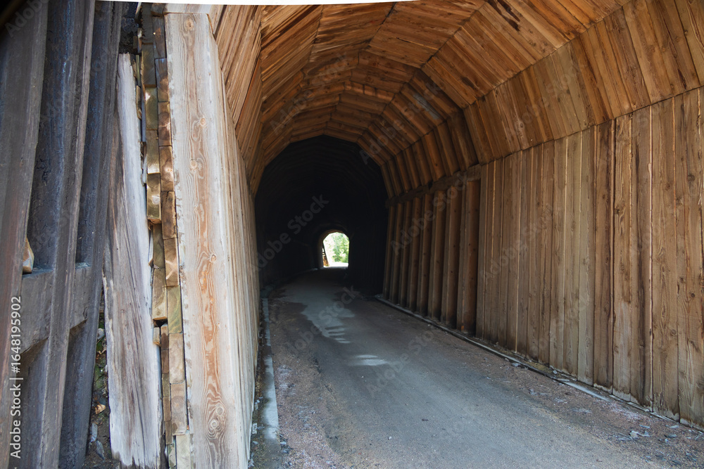 Fototapeta premium Tunnel A on the George S. Mickelson Trail, South Dakota