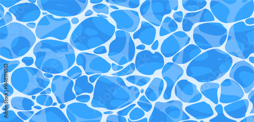 vector clean blue water background