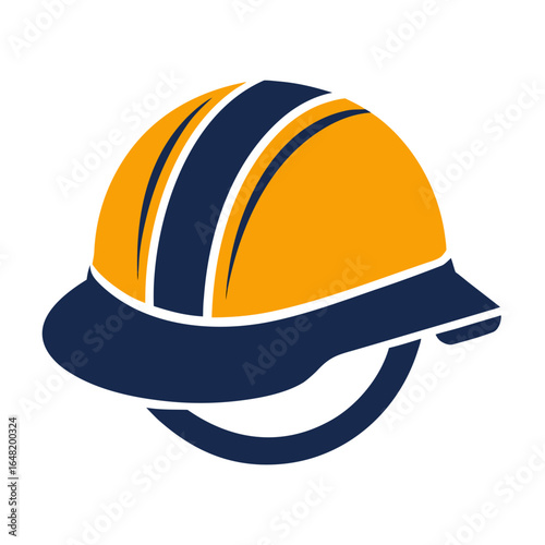 construction helmet vector illustration