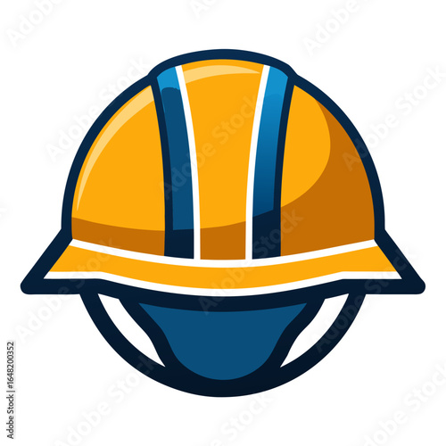 construction helmet vector illustration