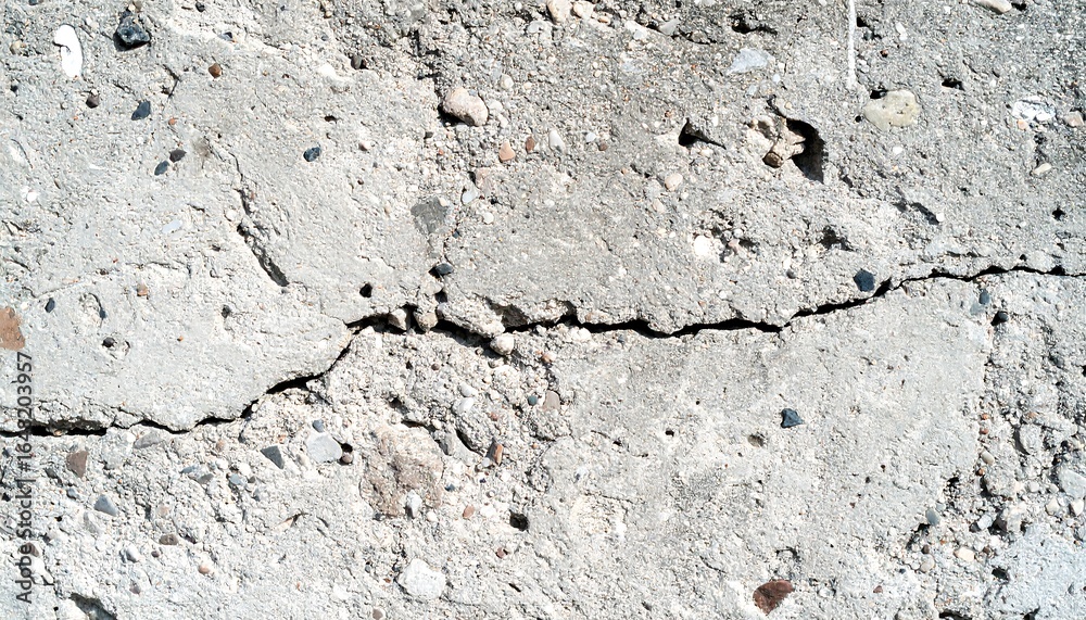Naklejka premium Cracked concrete wall texture