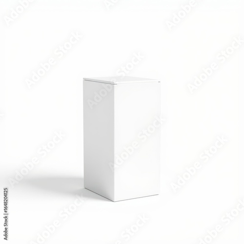 White blank tea dispenser box mock up template on isolated white background ready for design presentation 3d illustration book mockup blank template isolated book professional presentation bla