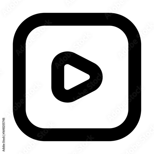 Free Download Clean and modern concept of a digital play button icon, perfect for user interfaces, media players, and streaming services, denoting start and playback functionality for various content. - GFXLoad