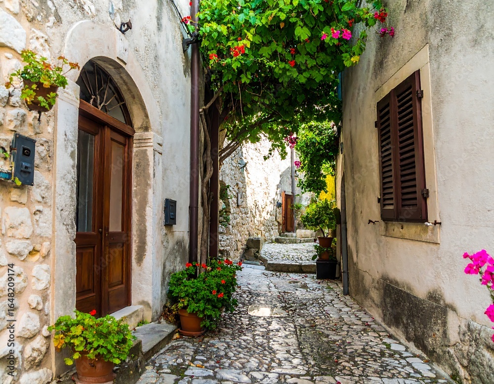 Fototapeta premium Charming Italian alleyway