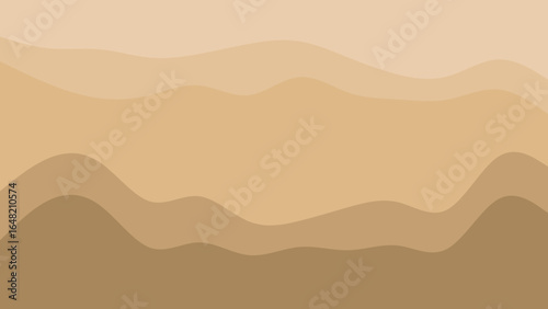 Abstract layered sand dunes in shades of brown, creating a minimalist and calming backdrop suitable for various design and decorative applications.
