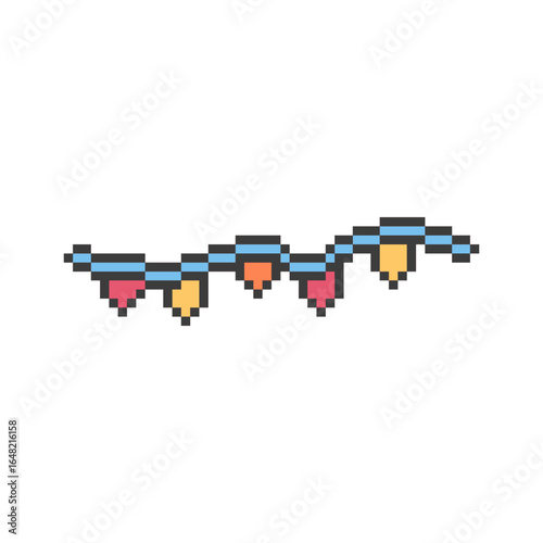 flag decoration pixel art for your needs