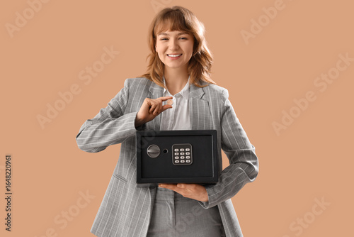 Beautiful young happy woman...