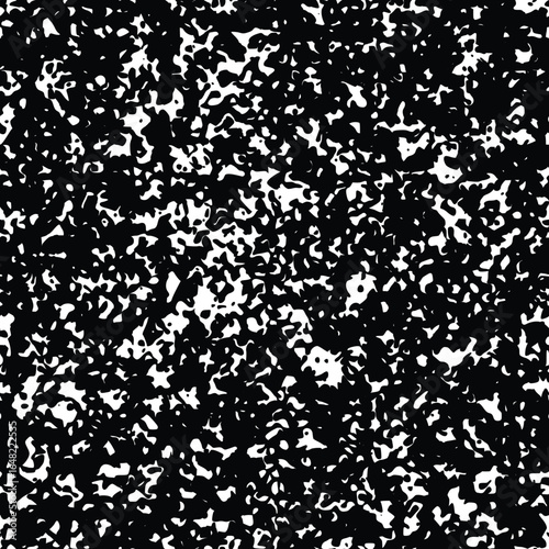 Seamless pattern, rough vector background, black and white