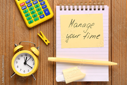 Text MANAGE YOUR TIME with ...