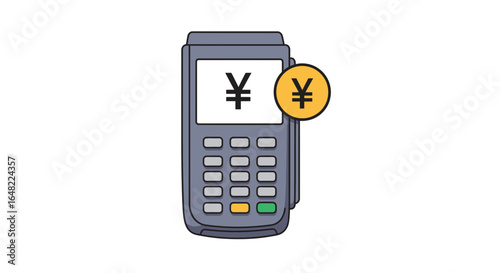 Accept Japanese yen payments easily with this point of sale machine for seamless business transactions
