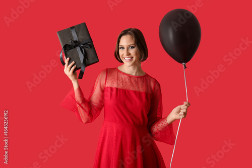Beautiful young woman with ...