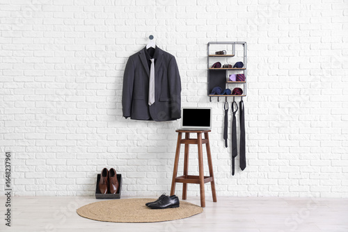 Interior of boutique with m...