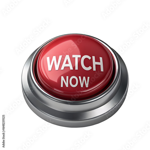 Watch Now Button: A bold, shiny red button, urging the viewer to Watch Now, centrally positioned and designed to capture instant attention.