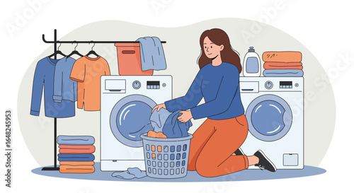 Doing Laundry: Household Chores and Washing Clothes