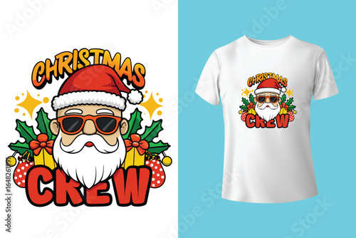 Dabbing Through The Snow T-shirt Design | Awesome Christmas Dabbing T-shirt design