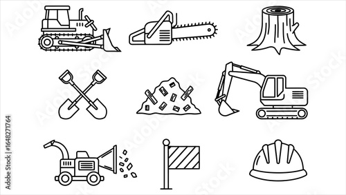 Construction Equipment Icons
