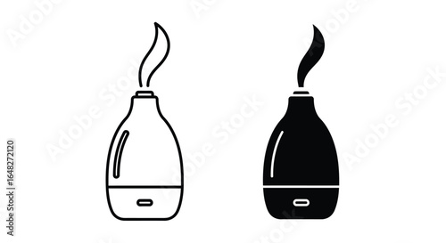 Humidifier Icon: Air Purification and Comfort