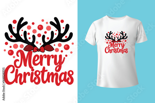 Christmas T shirt design or Lettering Christmas t shirt design template or Typography Santa T shirt design vector for the Christmas lover warm advance wishes for merry Christmas