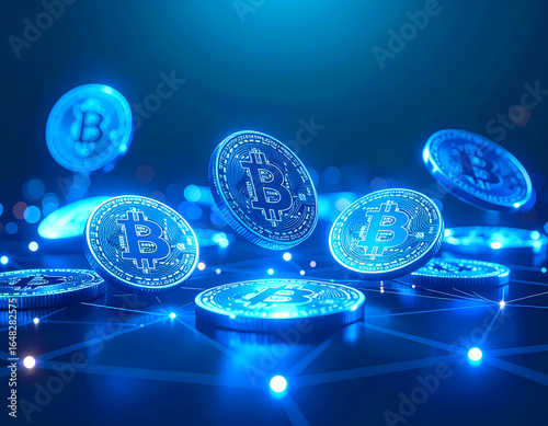 Bitcoin cryptocurrency digital money investment blockchain technology