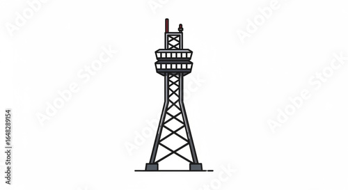 Energy Infrastructure Vector Icon Set