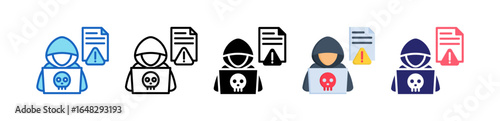 Forgery Multiple Style Icon Set Collection. 