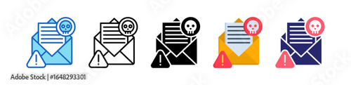 Spam Multiple Style Icon Set Collection. 
