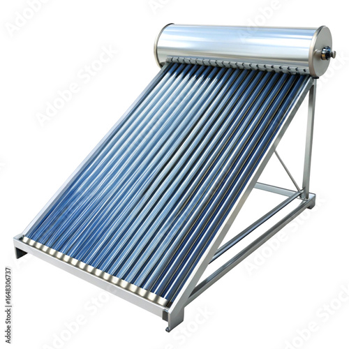 Evacuated Tube Solar Water Heater System for Renewable Energy Solutions