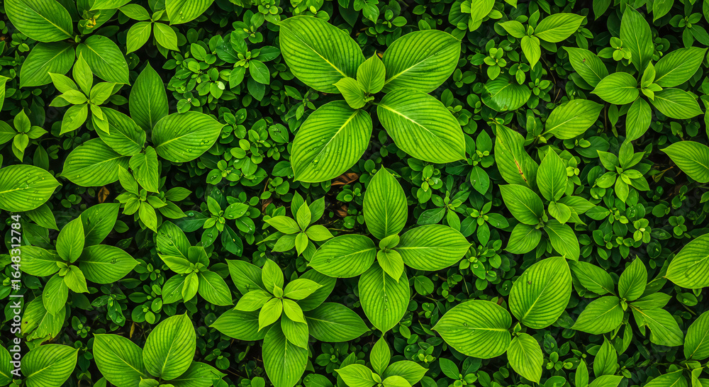 Jungle Floor Green Leaves Texture Jungle Floor Green Leaves Texture