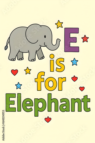 text, E is for Elephant,generative AI