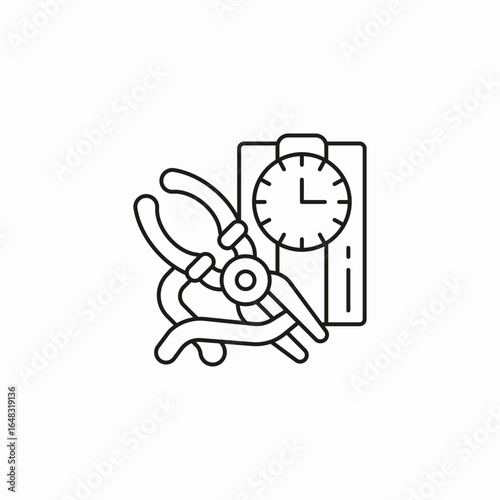 urgent repair needed icon sign vector