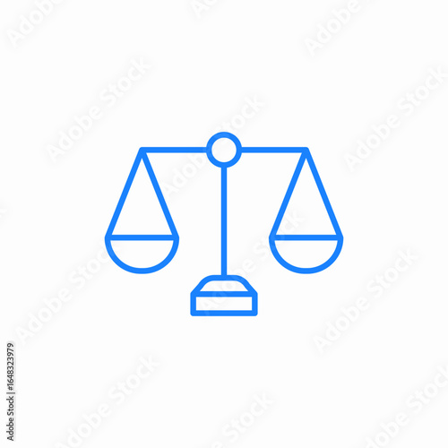 balance symmetric icon sign vector