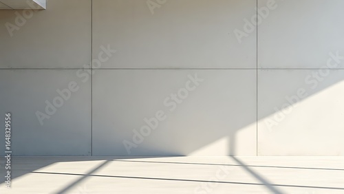 Minimalist concrete texture with clean lines, illustrating modern architectural aesthetics.