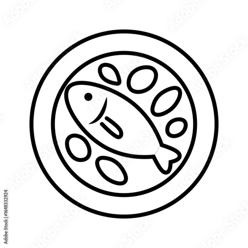 out line coloring black and white thai food 