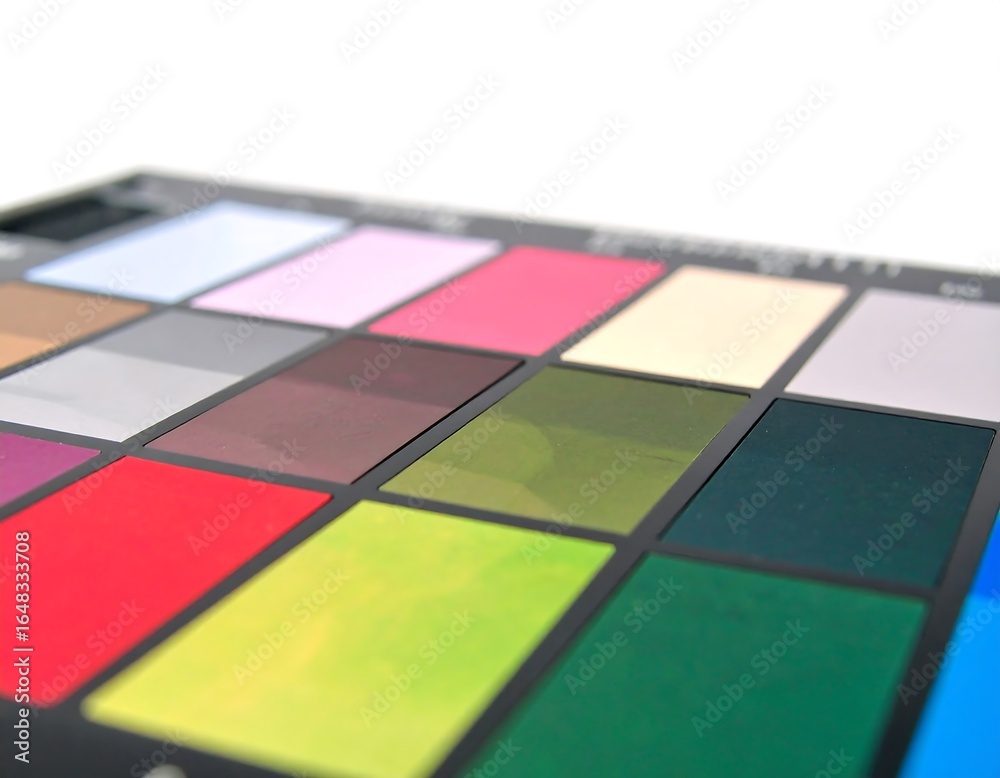 Obraz premium Close-up color chart, various shades