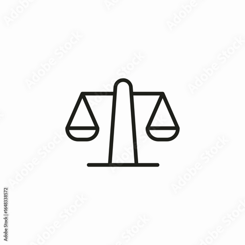 same balance icon sign vector