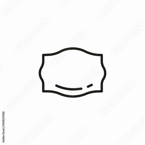 sleeping pillow icon sign vector